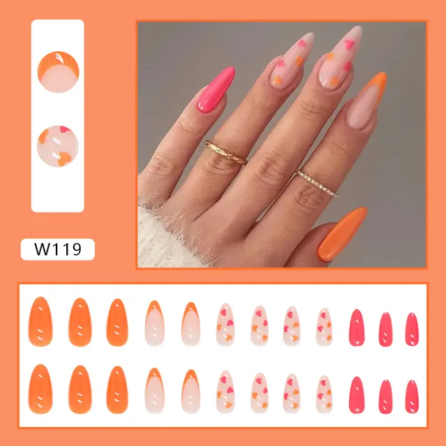 Summer Warm Love Press On Nails Wear Armor W119 Warm Love - Shop at LoveMi