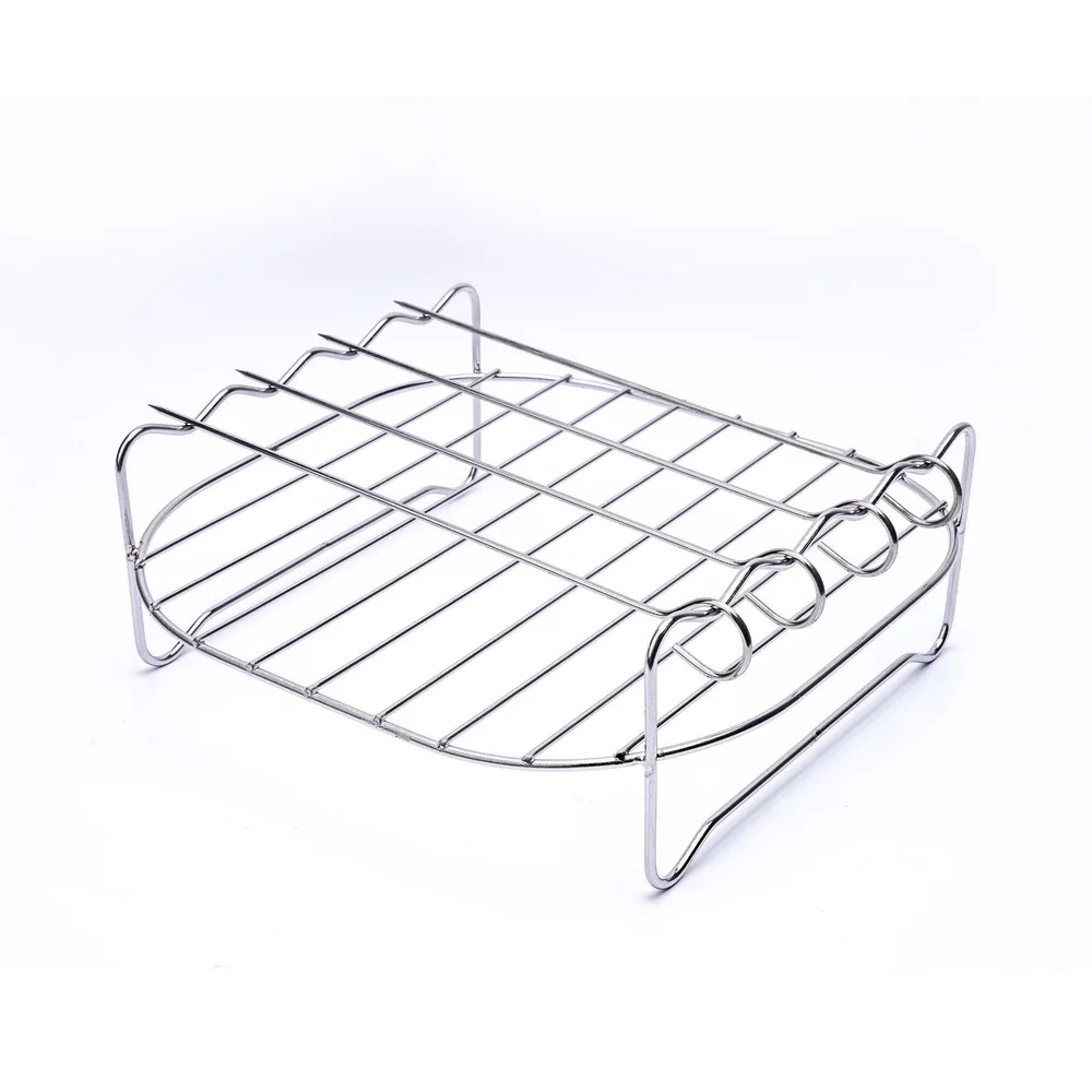 Air Fryer 430 Stainless Steel Double Layer Grill Rack Grill Rack - Shop at LoveMi