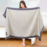 Bath Towel Gray Blue