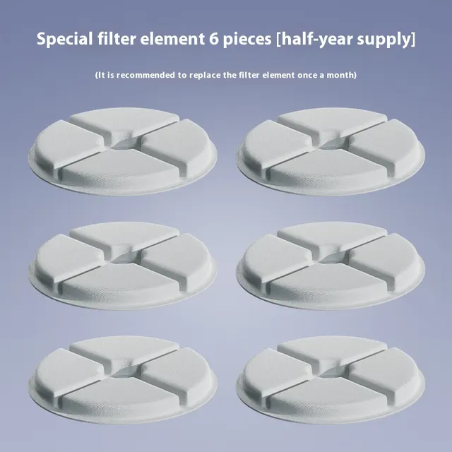 Cat Automatic Water Dispenser Flow Mute Circulating Filter Ceramic Water Feeder Pet Supplies 6 Filter Elements - Shop at LoveMi