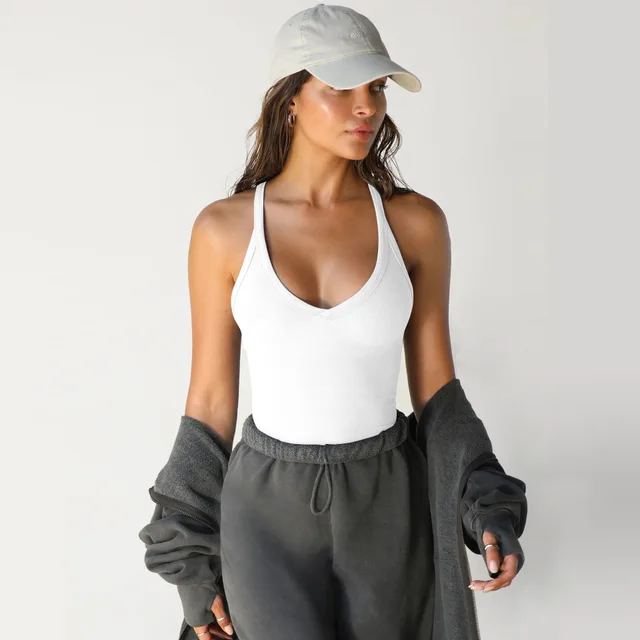 Knitted Vest European And American Women's Clothing Sexy White - Shop at LoveMi