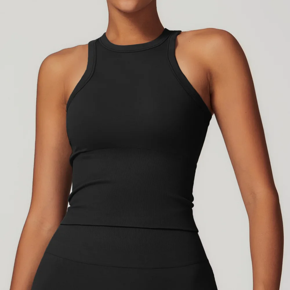 Fashion Sports Top Yoga Clothes For Women Black - Shop at LoveMi