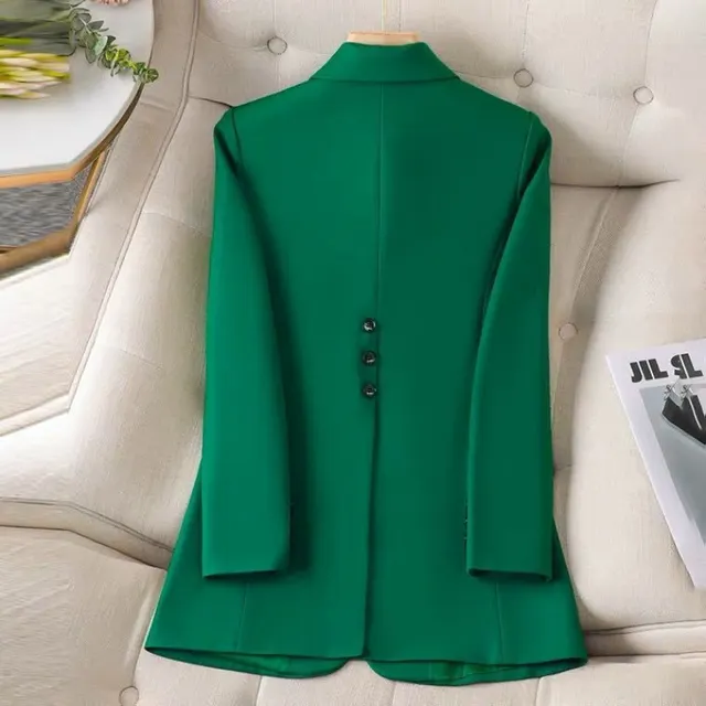 Spring And Autumn All match Solid Color Suit Green - Shop at LoveMi