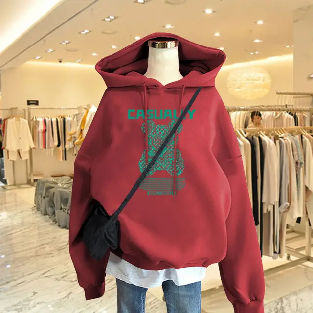 Little Bear Royal Blue Hooded Spring And Autumn Thin Sweatshirt Jujube Red Thin Teddy Bear - Shop at LoveMi