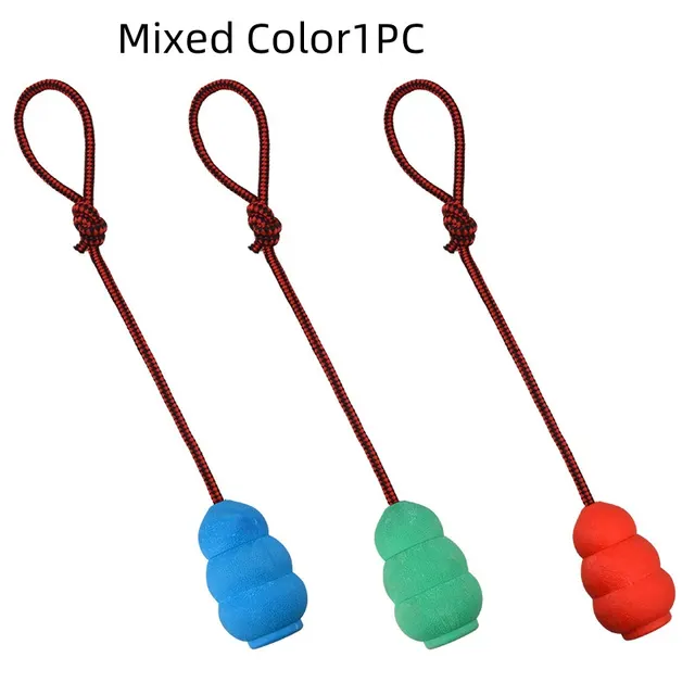 Pet Toy Natural Rubber Rope Hoist Mixed Color Hair - Shop at LoveMi