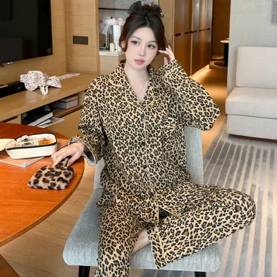 Casual Cartoon Milk Silk Homewear Suit 3484 L - Shop at LoveMi