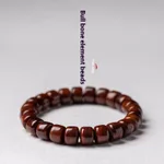 7 X9Mm Ox Bone Buddha Beads