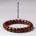 8 X10Mm Ox Bone Buddha Beads