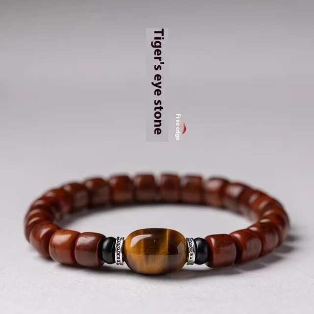 Tibetan Style Yak Bone Hand Toy Beads Bone Tibetan Beads Horn Bracelet 8 X10Mm Tigereye Model - Shop at LoveMi