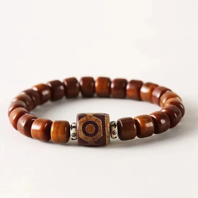 Tibetan Style Yak Bone Hand Toy Beads Bone Tibetan Beads Horn Bracelet 810Mm Brown Tibet Beads - Shop at LoveMi