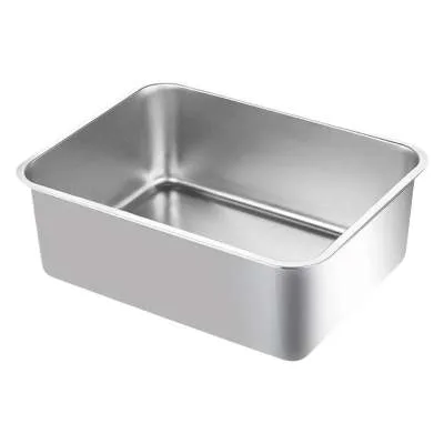 Large Anti wear Anti corrosion Stainless Steel Litter Box Stainless Steel - Shop at LoveMi