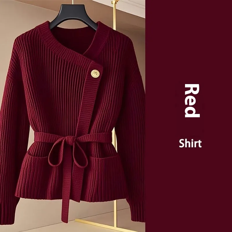 Red Design Sense Birthday Year Sweater Red - Shop at LoveMi