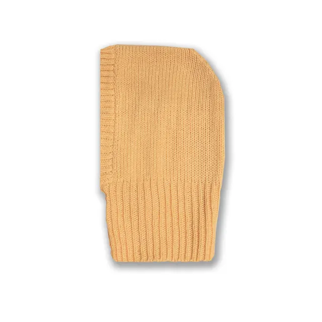 Wool Knitted Wool Keep Warm Sleeve Cap Balaclava Beanie Hat Candy Orange - Shop at LoveMi