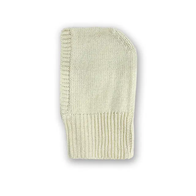 Wool Knitted Wool Keep Warm Sleeve Cap Balaclava Beanie Hat Light Apricot - Shop at LoveMi