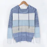 Autumn And Winter Round Neck Long Sleeve Pullover Multicolor Sweater - Multicolor
