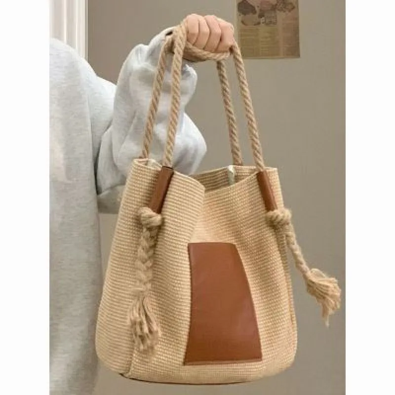 Women's Summer New All match Special interest Design Shoulder Underarm Bag Woven Bag - Shop at LoveMi