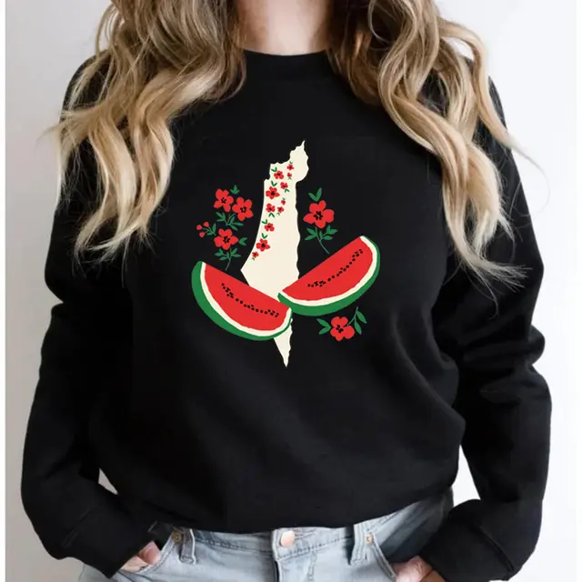 This Is Not A Watermelon Sweatshirts Funny Watermelon Women Black - Shop at LoveMi