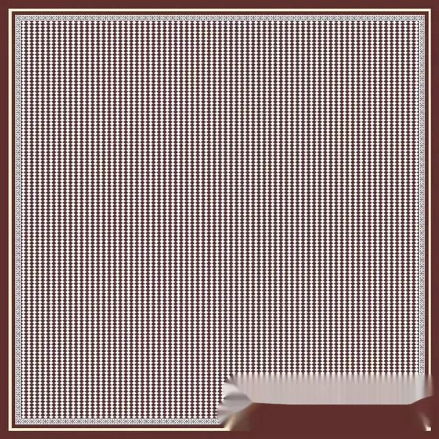 Classic Plaid Printed Headcloth Brown - Shop at LoveMi