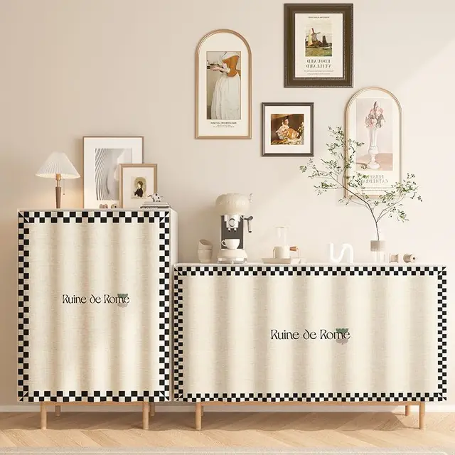 Punch free Cabinet Shade Curtain Kitchen Door Curtain Goody - Shop at LoveMi