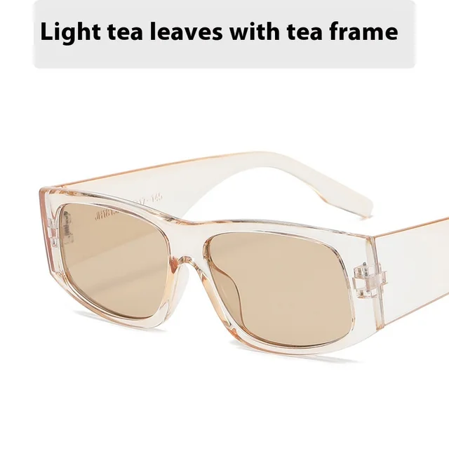 New Fashion Large Square Frame Glasses Light Gray - Shop at LoveMi