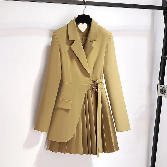 Graceful Suit Jacket Fat Girl Casual Pants Two piece Set Top - Shop at LoveMi