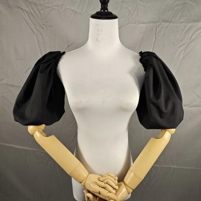 Single sided Stretch Short Sleeve Matching Wedding Dress Black - Shop at LoveMi