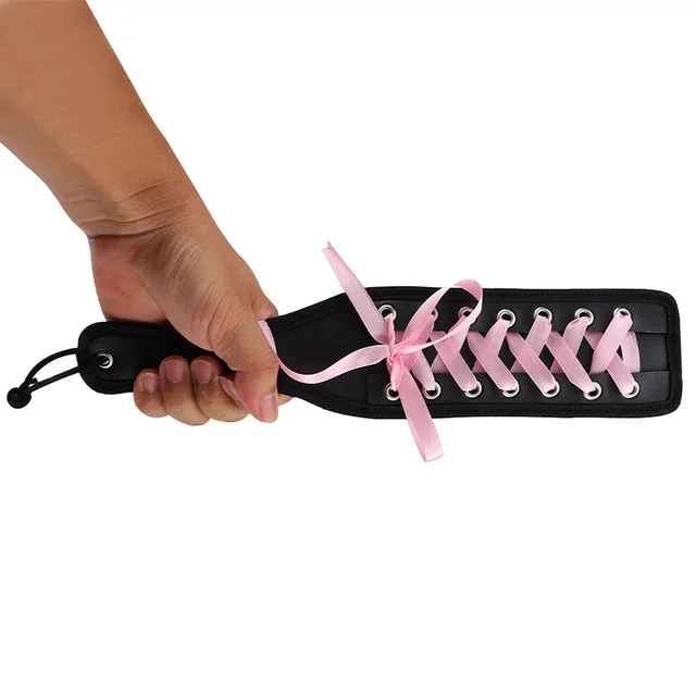 Leather Black Handle Racket Ribbon Black - Shop at LoveMi