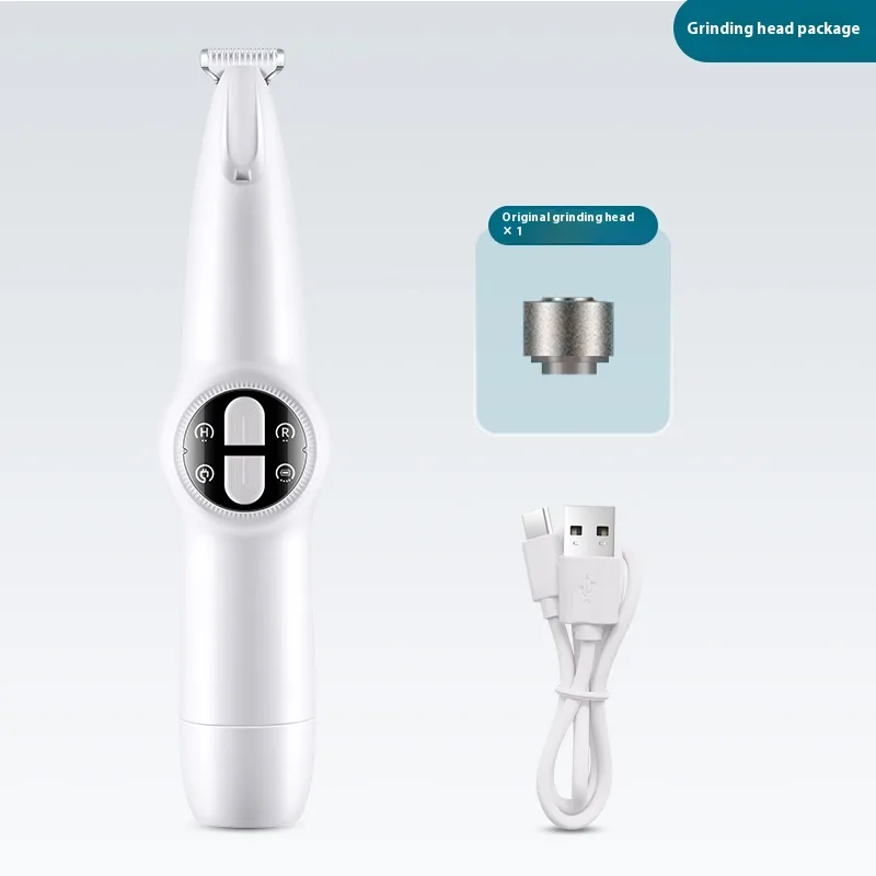 Two-in-one Pet Multi-part Trimming Intelligent Double Button Cat Foot Shaving Device - With Grinding Head - View 1