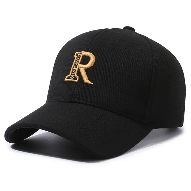 Outdoor Casual Sun proof Peaked Cap Korean Style Fashion Hat Black Gold - Shop at LoveMi
