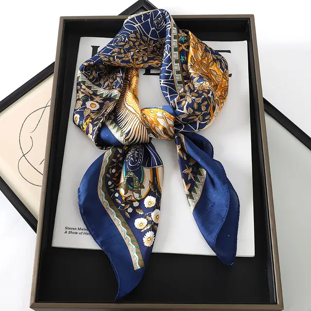 Artificial Silk Striped High grade Korean Style Stylish Beach Arm Bag Silk Scarf Jnc10501 - Shop at LoveMi