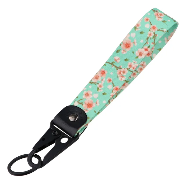 Cherry Blossom Leather Metal Keychains Tk4712 - Shop at LoveMi