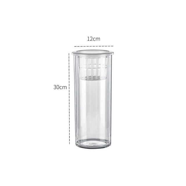 Living Room Micro Landscape Desktop Ecological Pot Transparent Plastic Creative Decoration Fish Tank 5011 Cylinder 853 - Shop at LoveMi