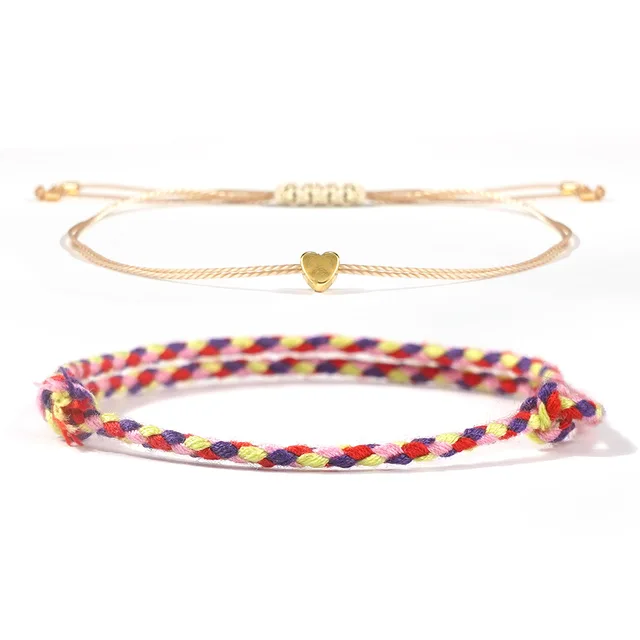 Bracelet Fashion Suit Cotton String Woven Jss24122805A - Shop at LoveMi