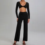 Black Long Sleeved Pants