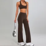 Dark Brown Bra Pants