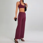 Purple Red Bra Pants