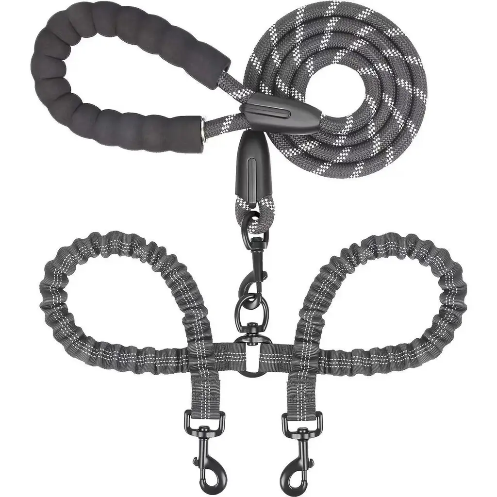 Dog One Drag Two Explosion-proof Retractable Leash - Black
