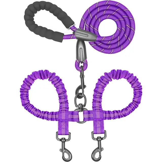 Dog One Drag Two Explosion proof Retractable Leash Purple - Shop at LoveMi