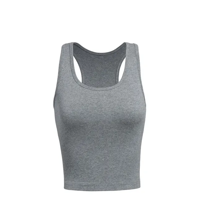 Summer Vest Sleeveless Skinny Slimming T shirt Dark Gray - Shop at LoveMi