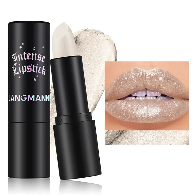Seven color Gothic Style Pearl Lipstick Multi functional Lip And Cheek Dual use 01 Color - Shop at LoveMi