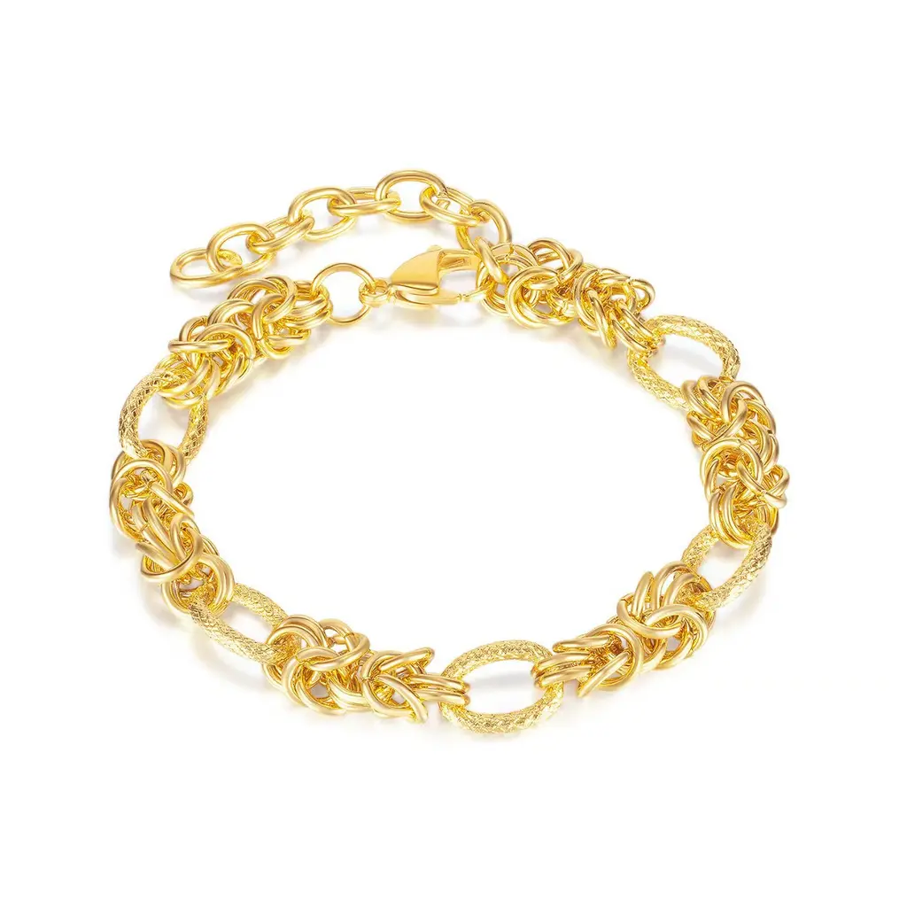 Retro Cold Titanium Steel Bracelet Female Accessories - Gold