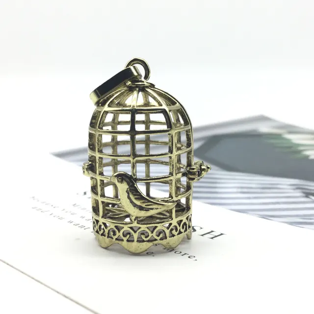 Waist Retro style Accessories Can Be Installed Lamp Beads Bird Cage Pendant Qinggu - Shop at LoveMi