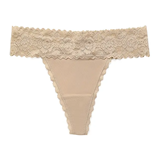 Seamless Low Waist Cotton Crotch Sports Fitness Women's Underwear Skin Color - Shop at LoveMi