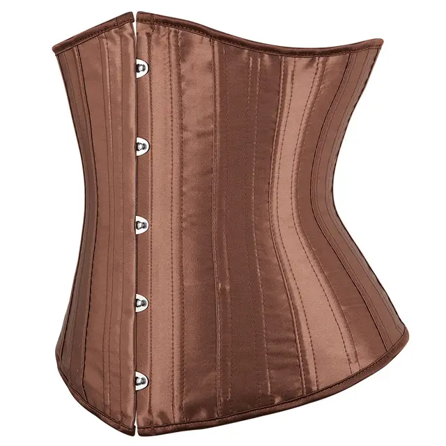 European And American Ladies Corset Waist Belt Clip Top Brown - Shop at LoveMi