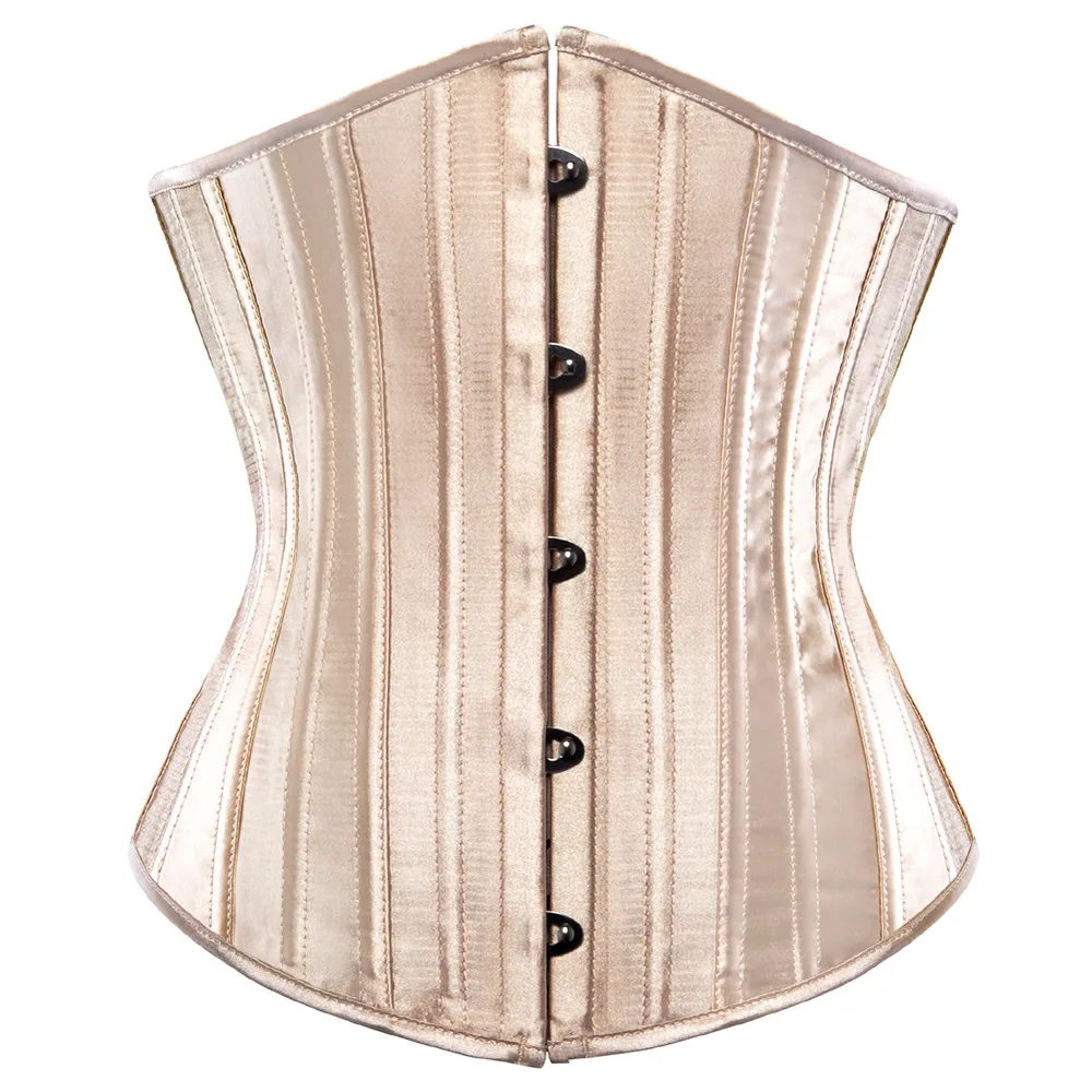 European And American Ladies Corset Waist Belt Clip Top - Khaki - View 1