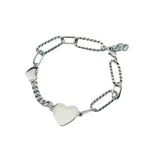 Retro Double Heart Bracelet