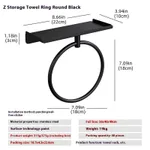 Z Round Black