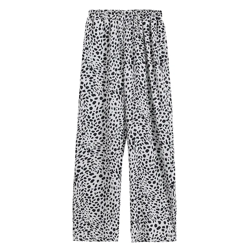 Women's Loose Leopard Print Casual Pants - Leopard Patterned Pants