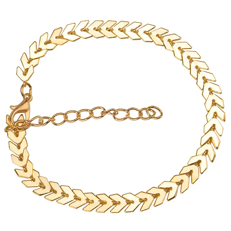 Creative Bracelet New Design Bohemian Simple Arrow Bracelet - Gold K6109