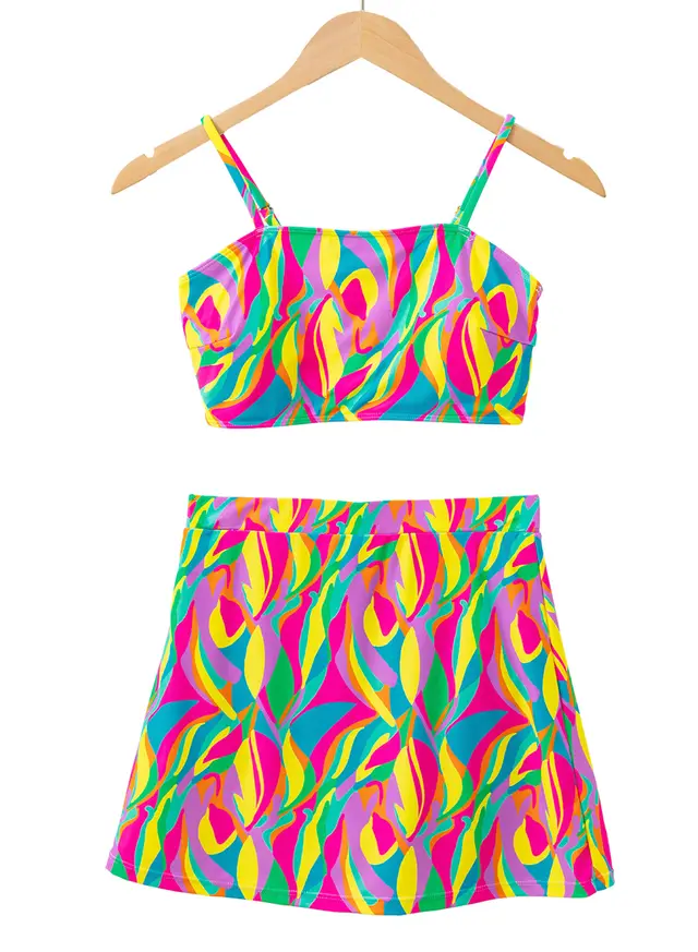 Women's Swimsuit Printed Tube Top Suit Printed Color - Shop at LoveMi